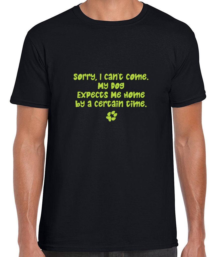 Thumbnail: My Dog Expects Me Home by a Certain Time - GD01 Unisex T-Shirt