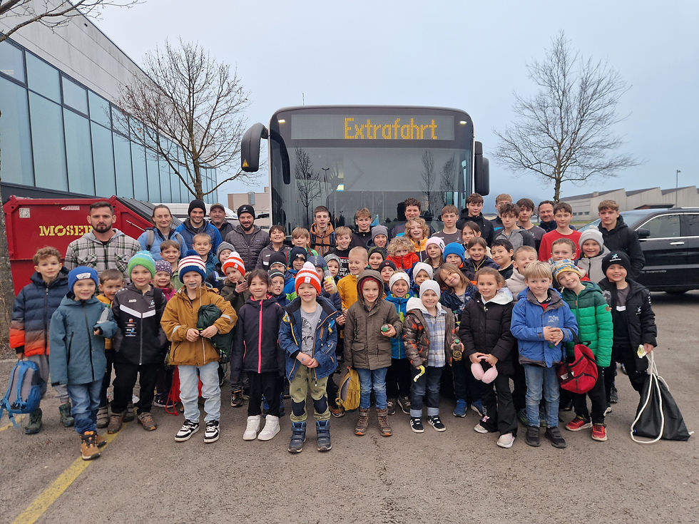 Die Kinder freuten sich auf den RCOG-Nachwuchsausflug