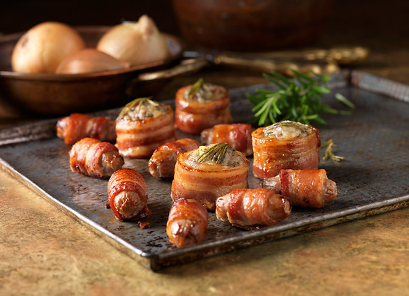 Rollitos De Tocino Rellenos