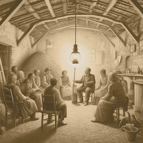 DALL·E 2025-04-13 10.18.57 - A highly detailed pencil illustration inspired by a tradition