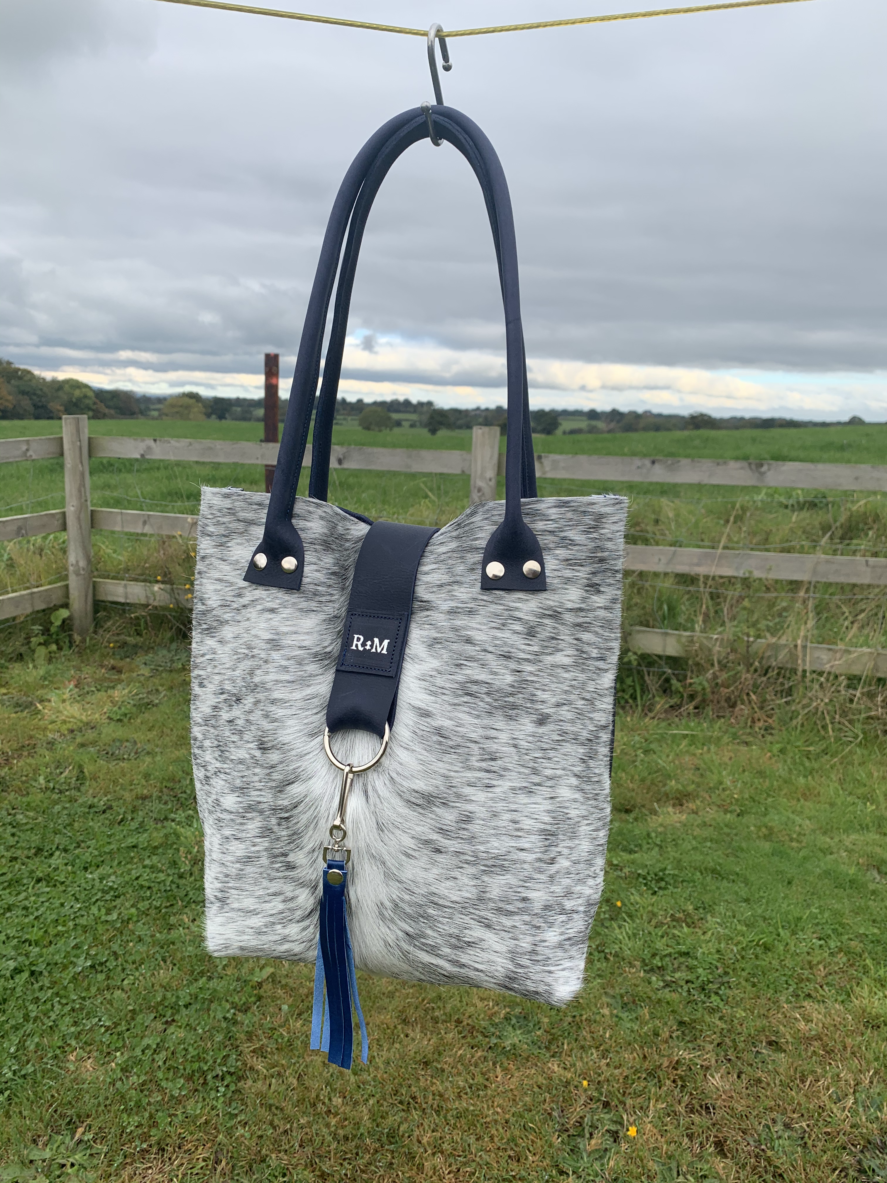 Blue Belgium Tote Bag