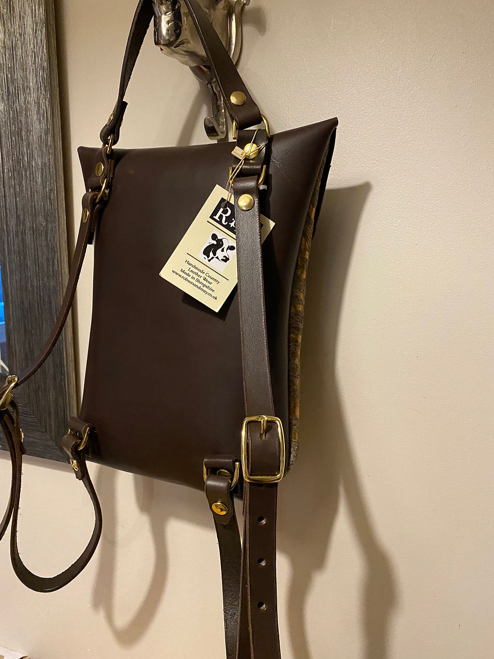 Thumbnail: Bronze Acid Cowhide Rucksack