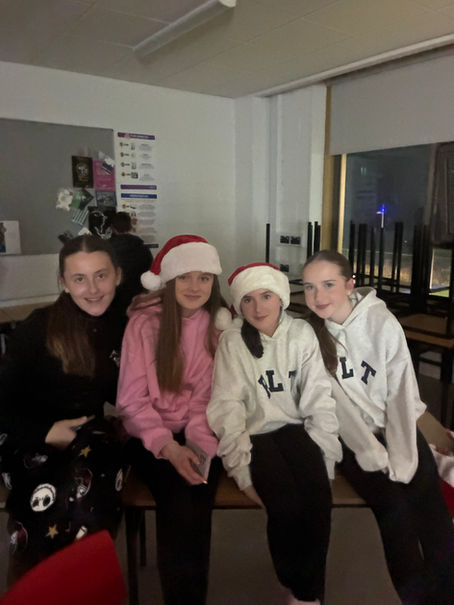 First Year Christmas movie night in aid of Tiglin