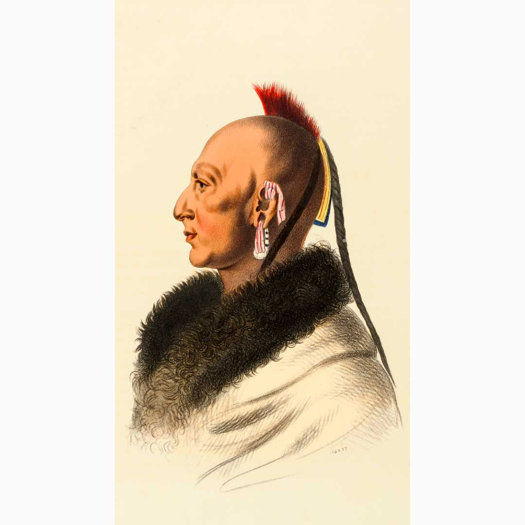 Le Soldat Du Chene. An Osage Chief