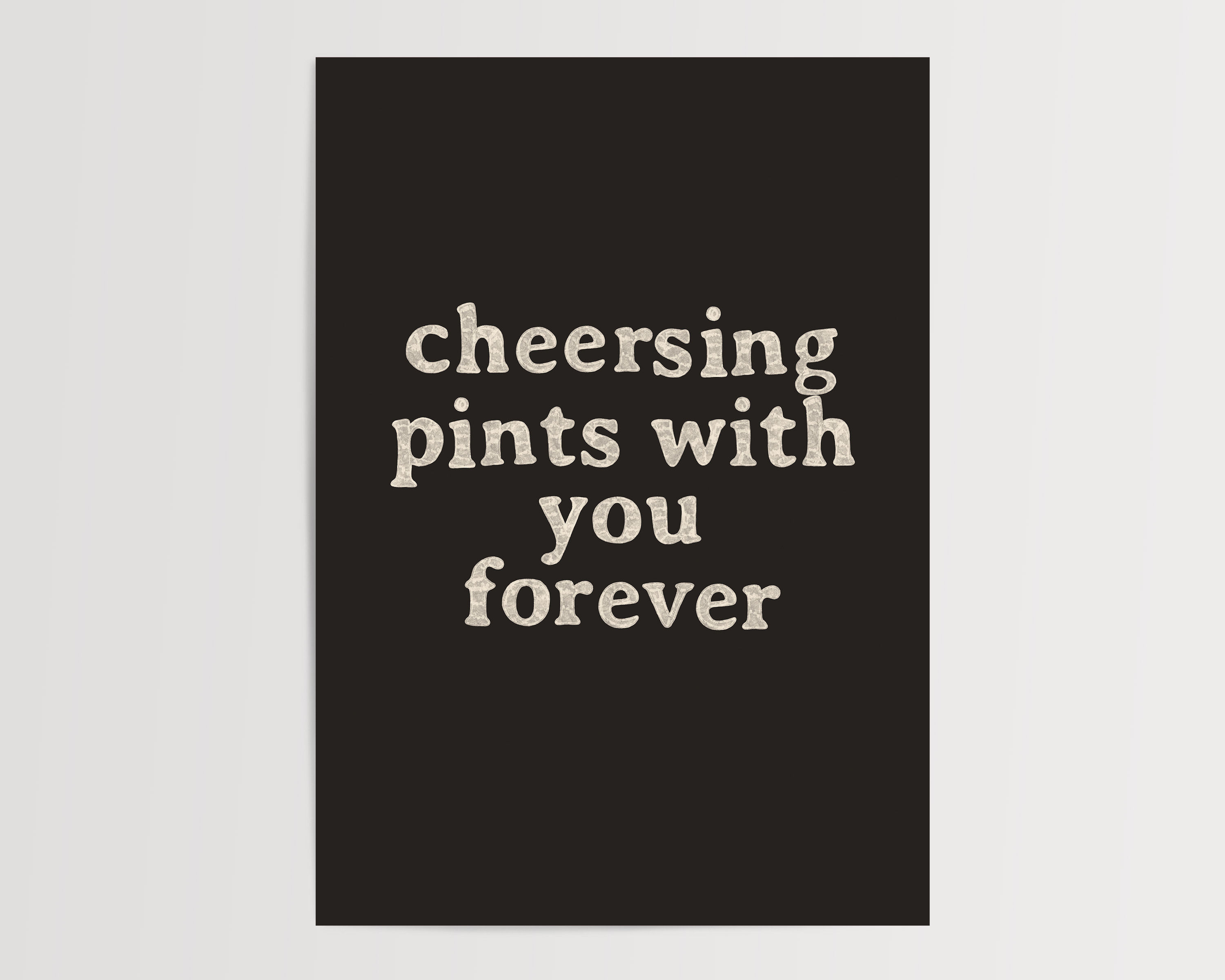 Cheersing Pints Print