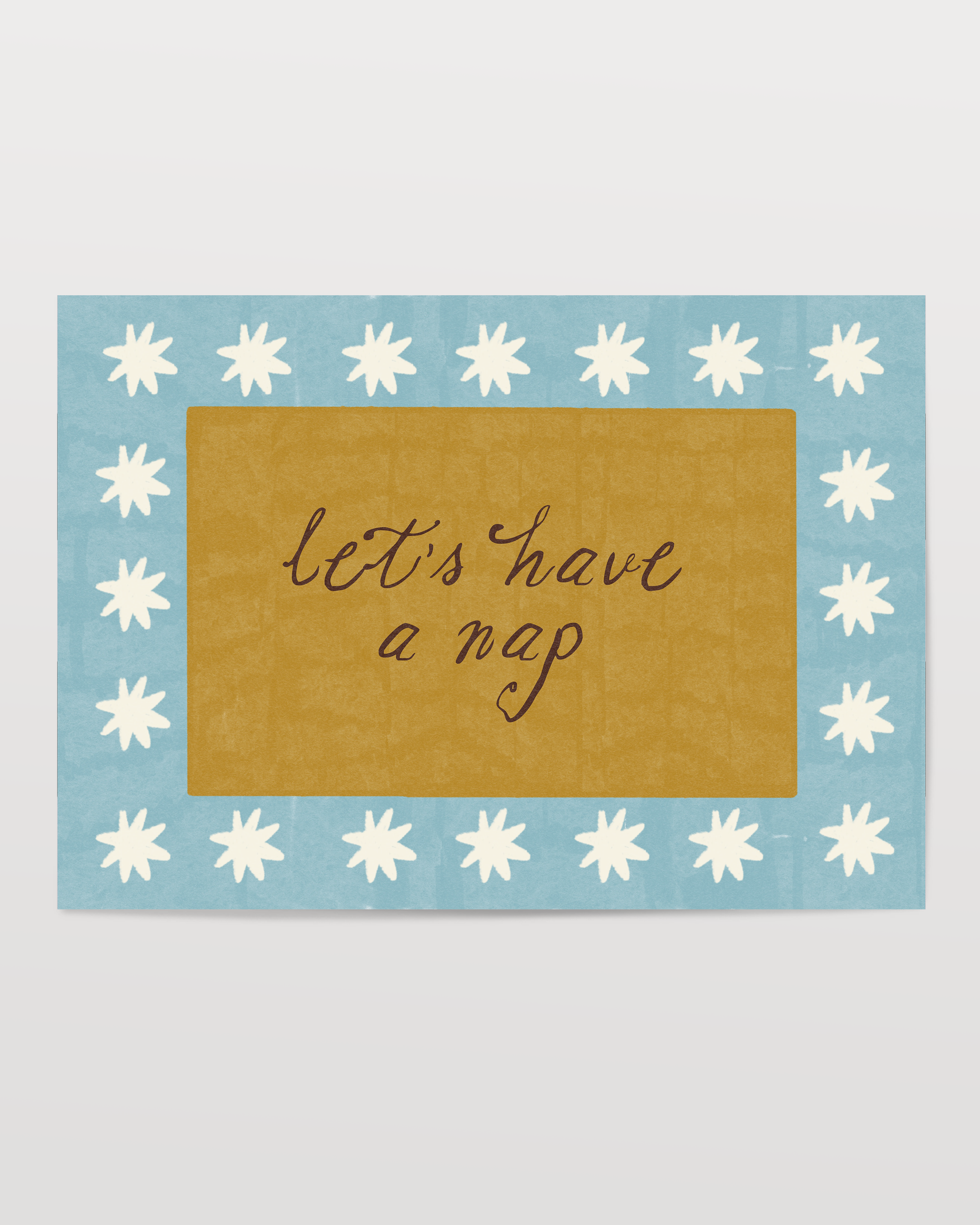 Let's Have A Nap Print