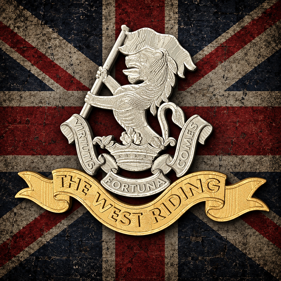 Duke of Wellington's Regiment 3D Printed Crest Display