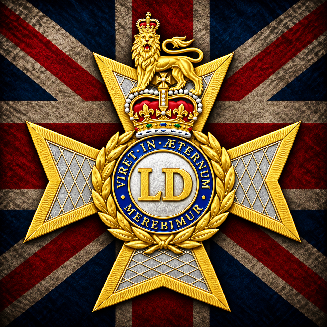 Light Dragoons 3D Printed Crest Display