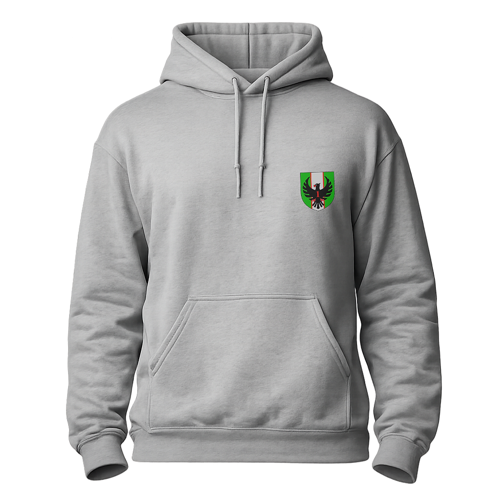 Thumbnail: 1MI - Battalion Crest Embroidered Cotton Fleece Hoodie