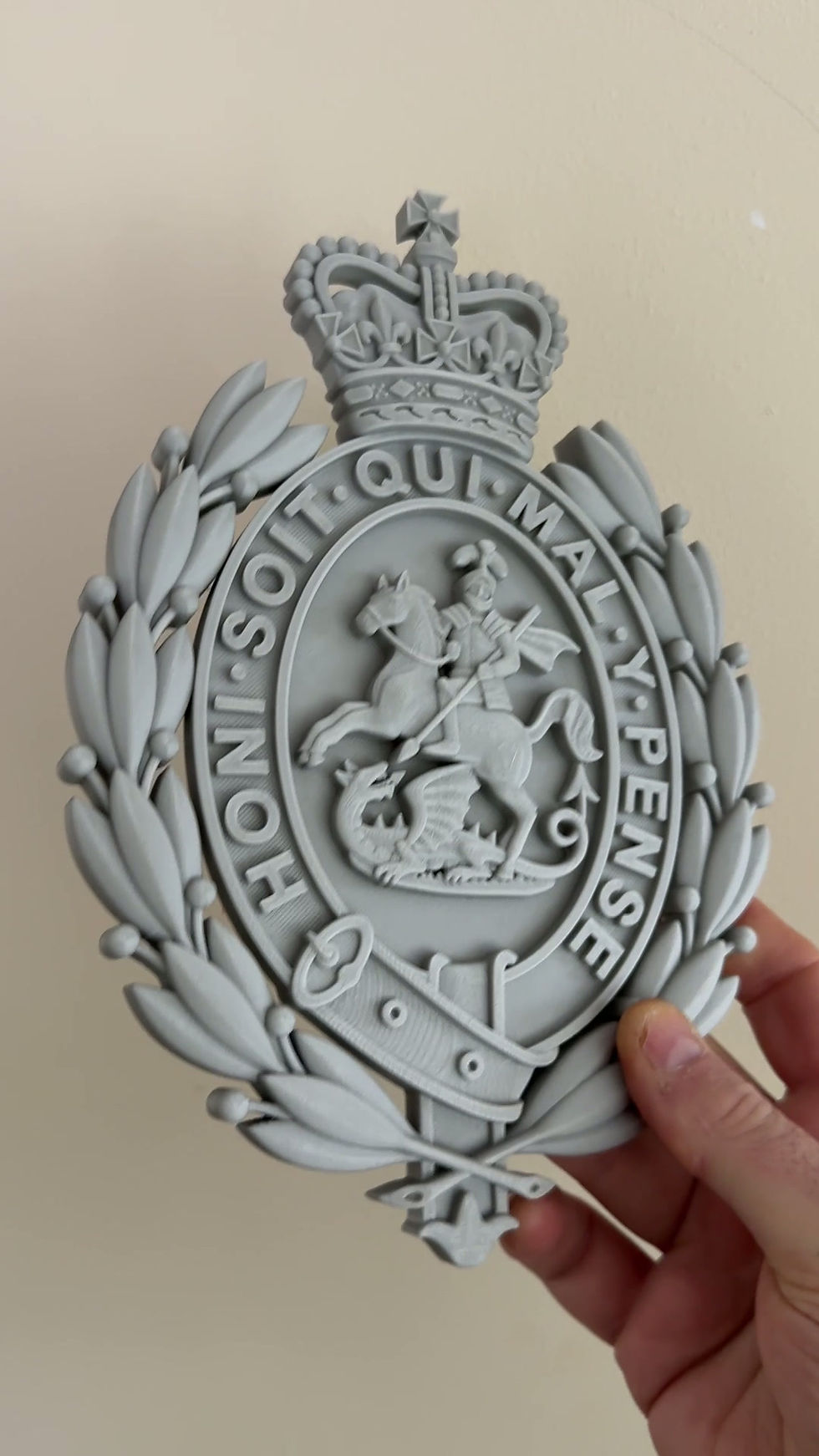 Royal Regiment of Fusiliers (RRF) 3D Printed Crest | Grumpy Old Veteran UK