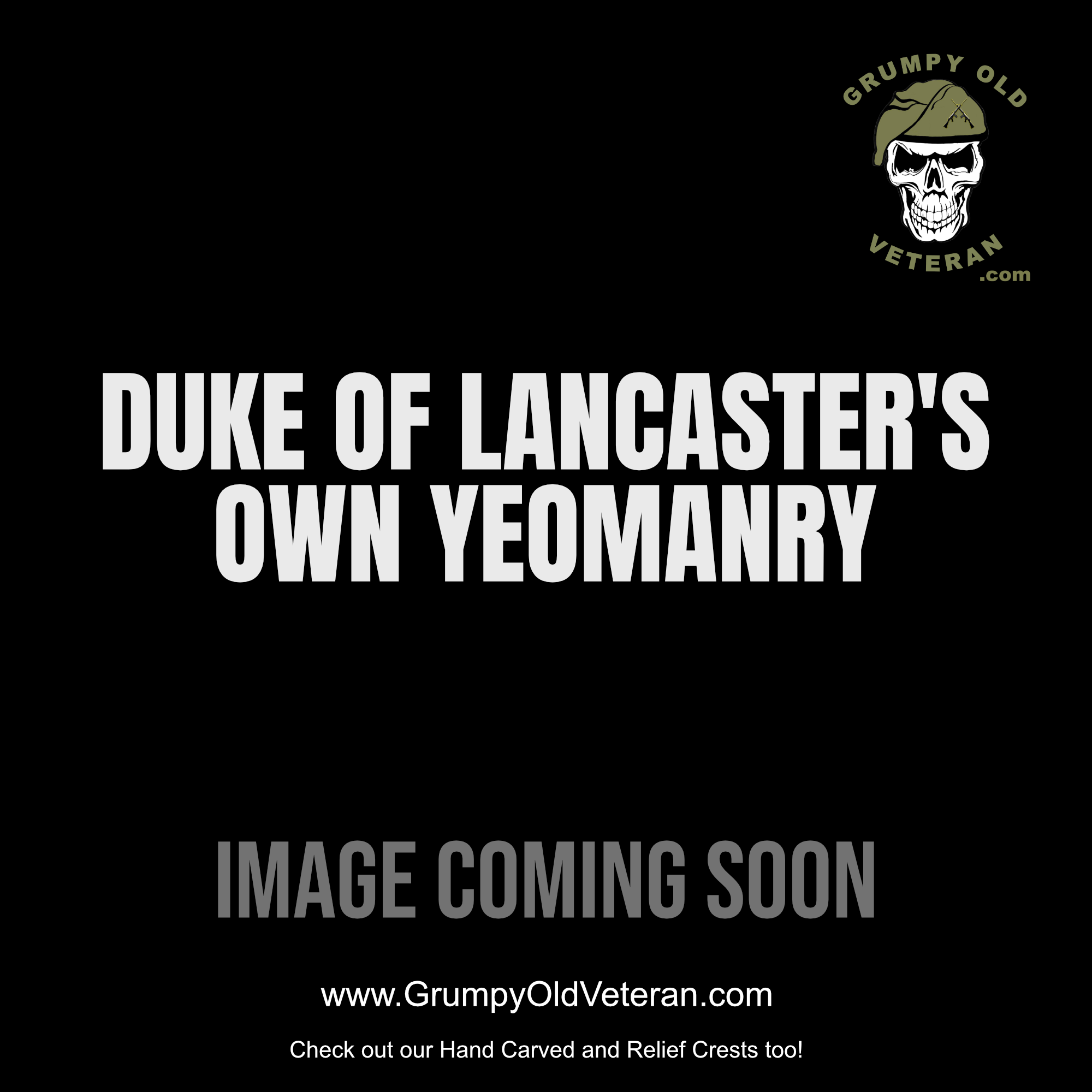 Duke of Lancaster's Own Yeomanry 3D Printed Regimental Crest
