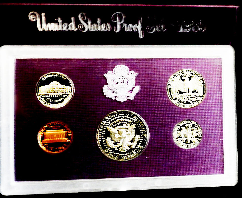 Reverse 1985 U.S Mint Proof Set