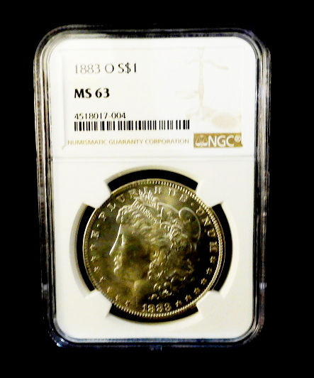 NGC Graded Morgan Dollar Numismatic Coin