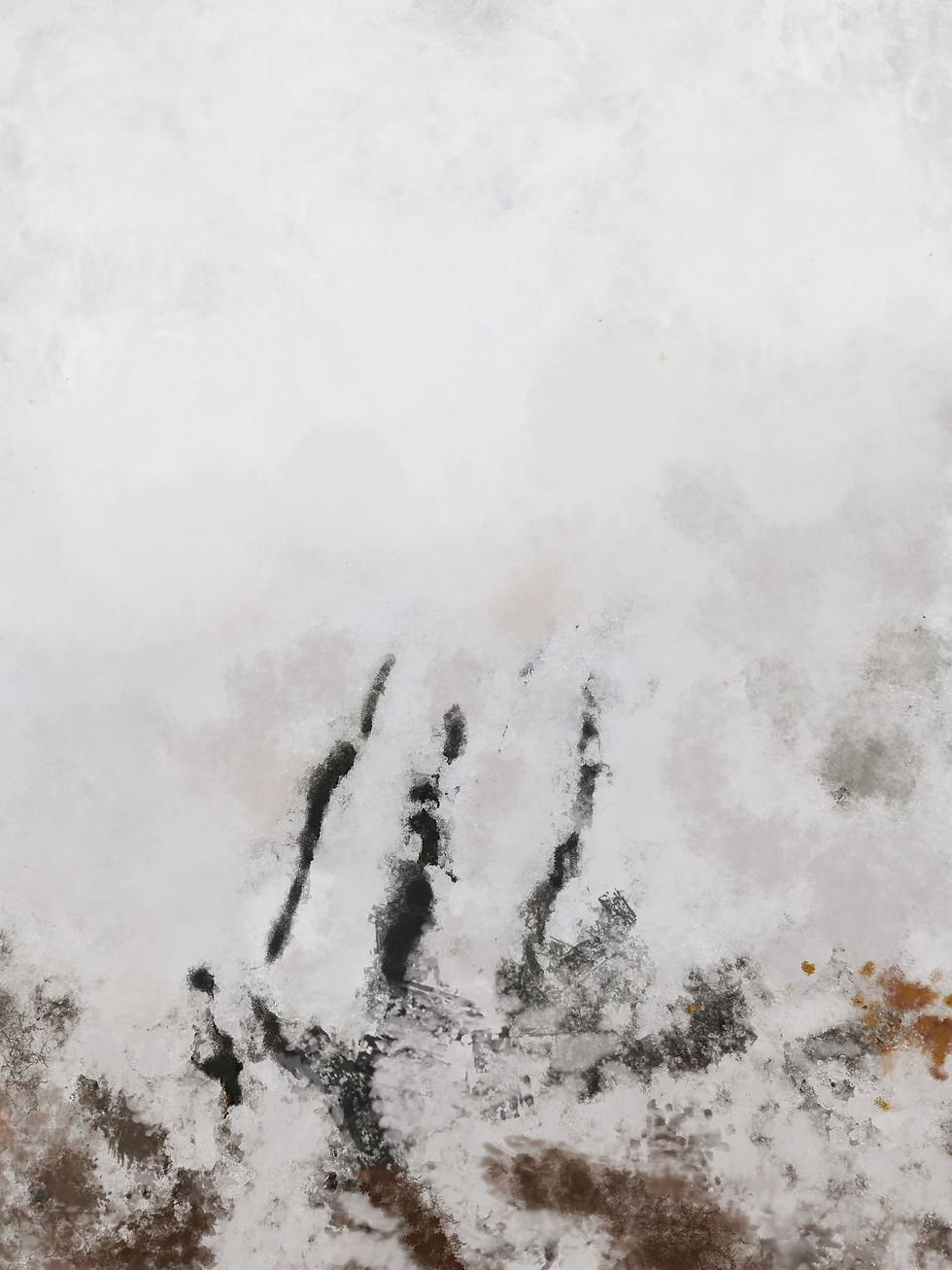 Malarstwo cyfrowe - Ślady zwierzęce