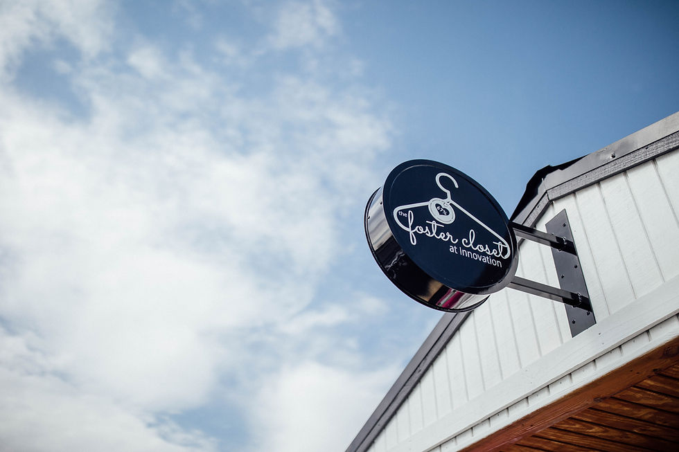 Foster Closet storefront sign