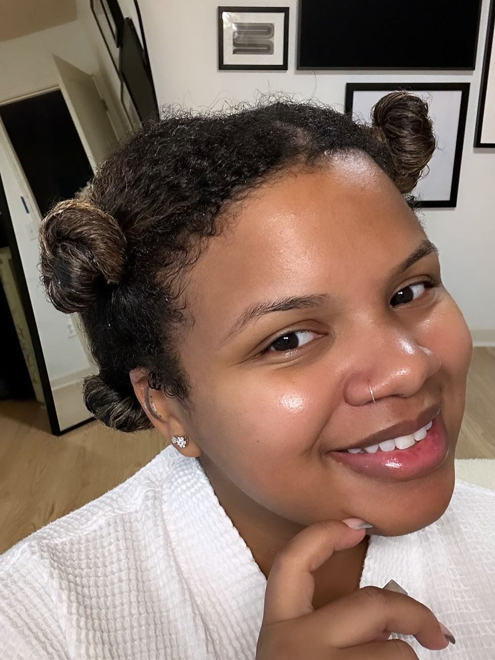 4 parts for wash and go prep
