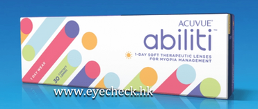 ACUVUE® Abiliti™ 1-Day近視管理隱形眼鏡 # 10045