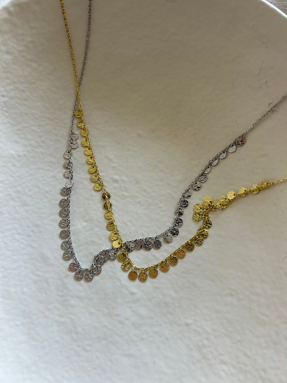 Thumbnail: Sequin Necklace | 925 Sterling Silver