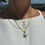 Thumbnail: Colorful Enamel Balloon Letter Necklace | 925 Sterling Silver
