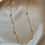 Thumbnail: Stone and Pearl Bone Chain Necklace | 925 Sterling Silver