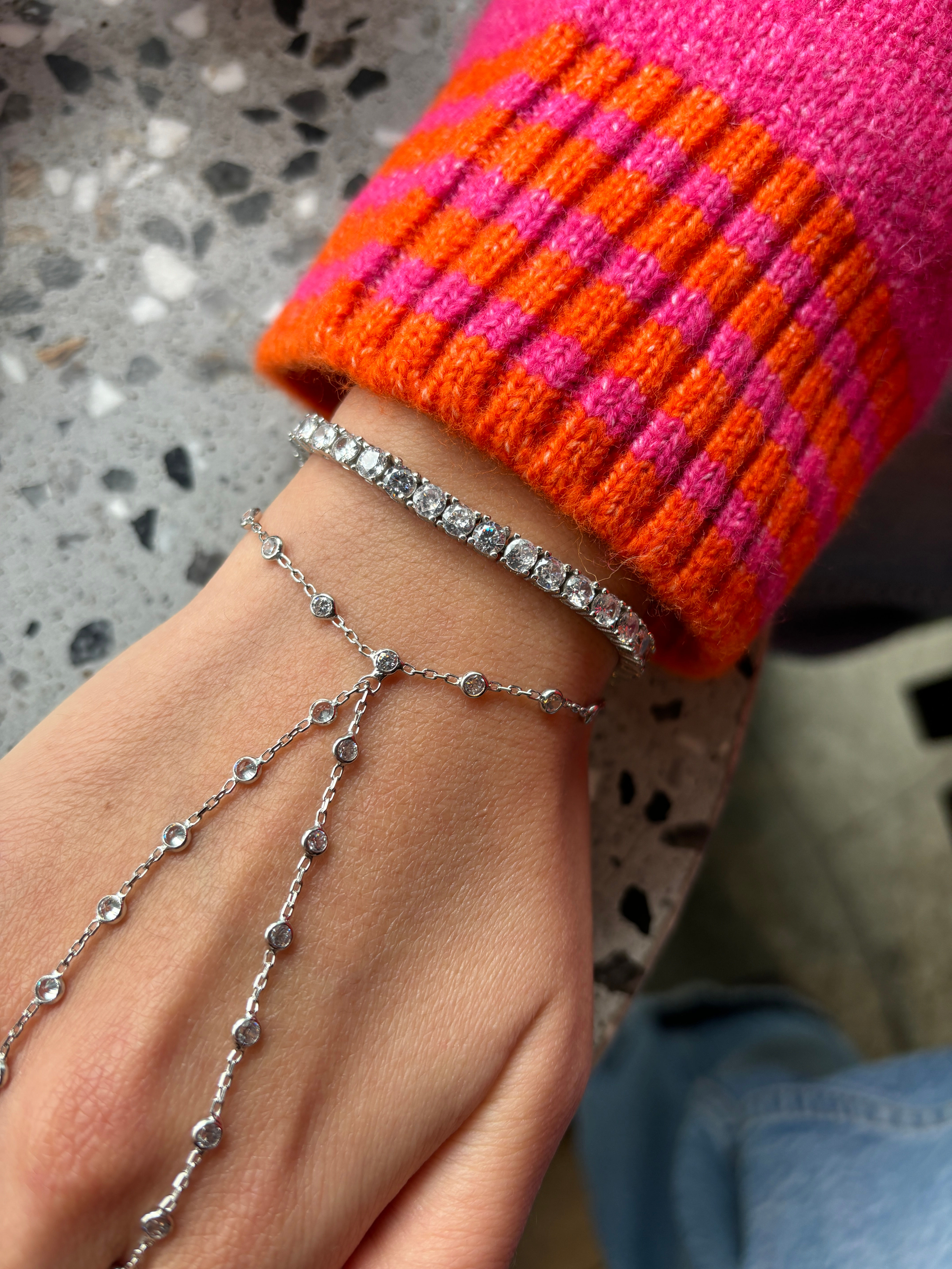 Su Yolu Bileklik 4mm | 925 Ayar Gümüş