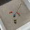 Thumbnail: Double Sided Customizable Plate Thin Snake Chain Necklace | 925 Sterling Silver