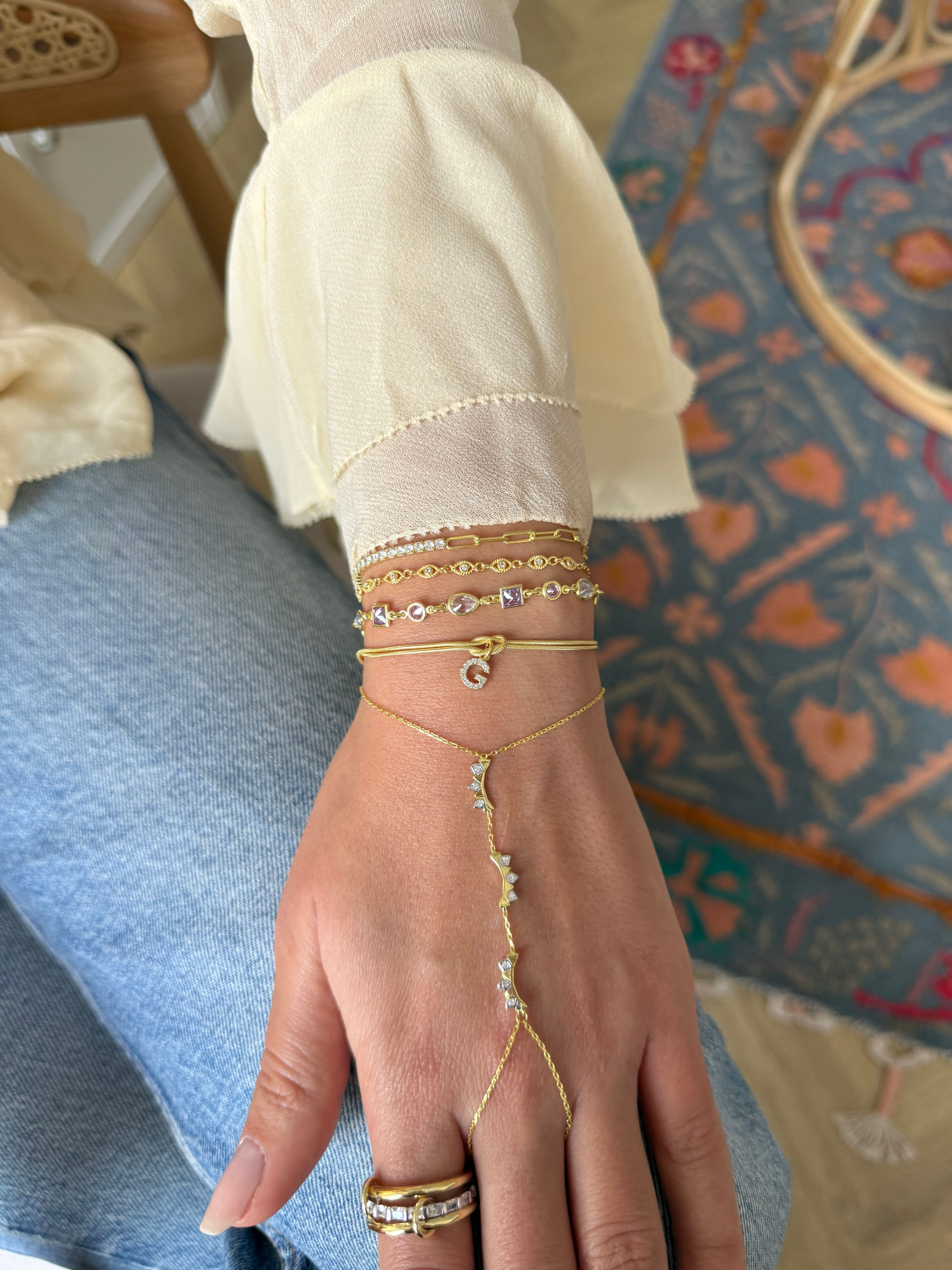 Blush Dream Bileklik | 925 Ayar Gümüş