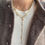Thumbnail: Eye Symbol Necklace with Colorful Stones | 925 Sterling Silver