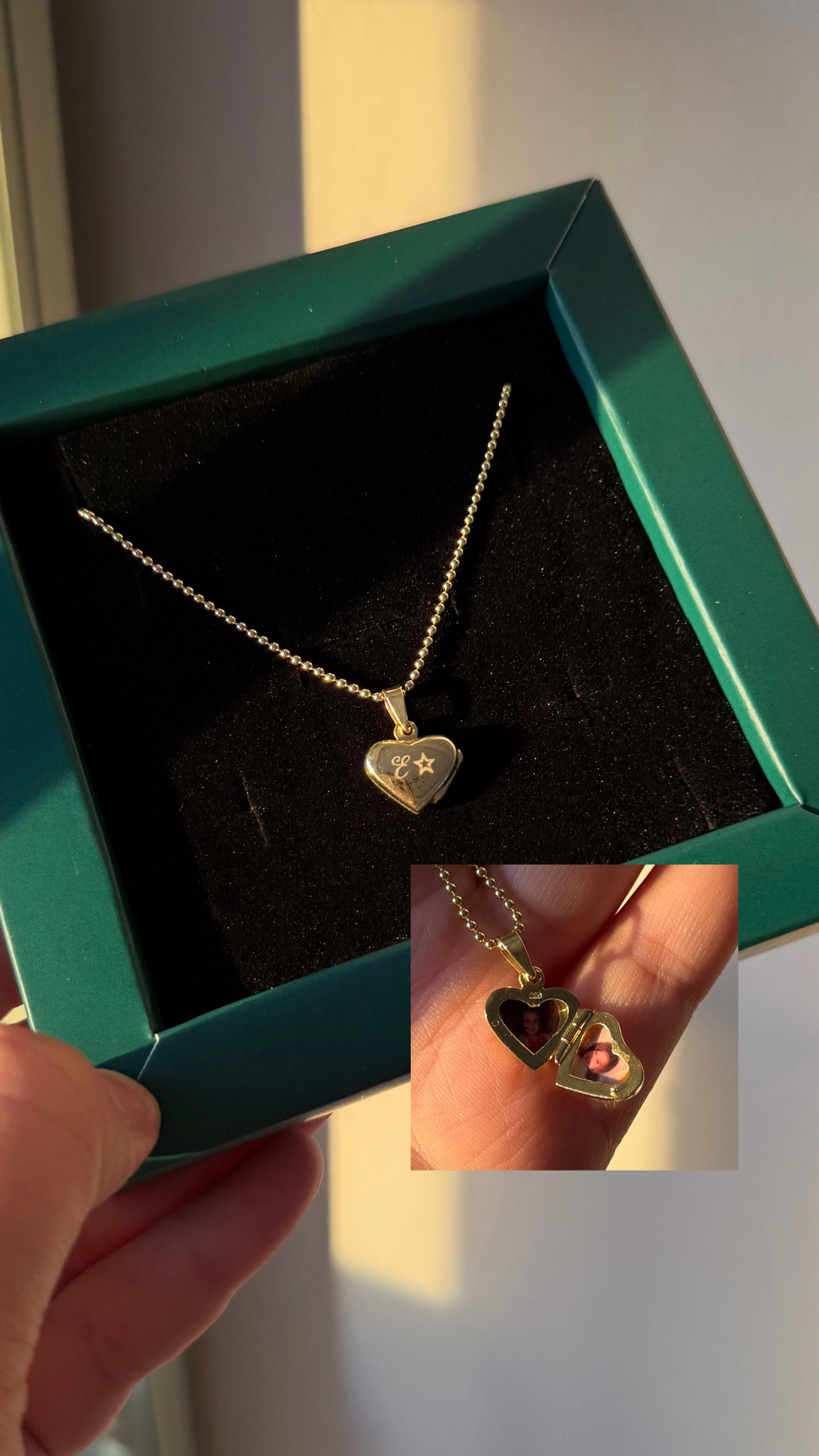 Kalpli Açılabilir Fotoğraflı Kişiselleştirilebilir Plakalı Kolye |925 Ayar Gümüş