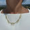 Thumbnail: Athen Necklace | 925 Sterling Silver with Gold Workmanship