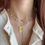 Thumbnail: Mini Balloon Letter Name Necklace | 925 Sterling Silver