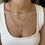 Thumbnail: Y Model Star Plate Name Necklace | 925 Sterling Silver