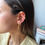 Thumbnail: Taş Detaylı Dörtgen Earcuff | 925 Ayar Gümüş