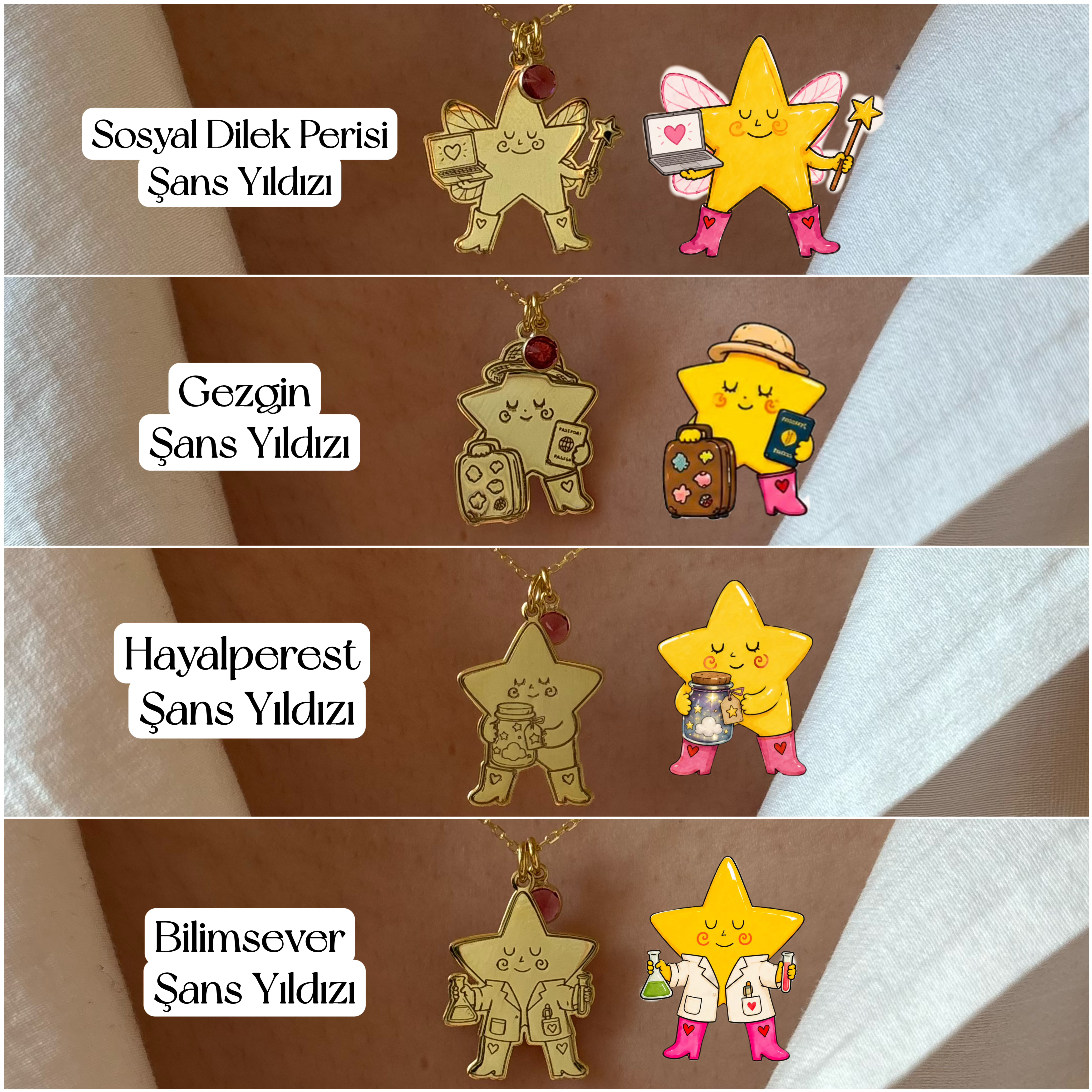 Yıldız Serisi Charm! | 925 Ayar Gümüş