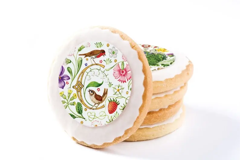 Thumbnail: English Tea edible cupcake toppers, Tea party, Green Man, English nature