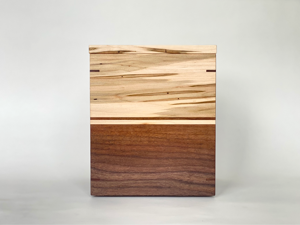 Thumbnail: Back view of companion cremation urn