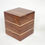 Thumbnail: Handcrafted Walnut Cremation Urn with Maple Accents