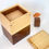 Thumbnail: Maple and Curly Walnut Cremation Urn with Keepsake Tray