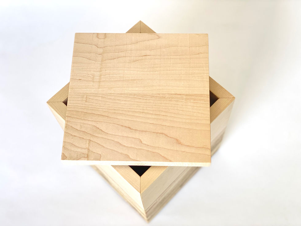Thumbnail: Maple and Exquisite Spalted Maple Cremation Urn