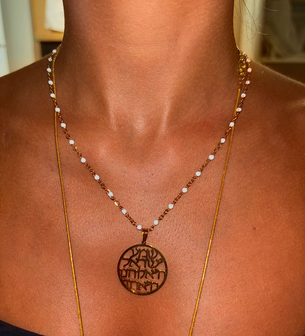 Shema Prayer Necklace