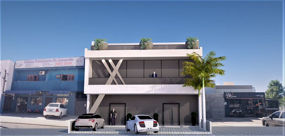 Prédio com salas comerciais