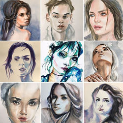 Watercolor Potrait Series