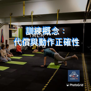 訓練概念 - 代償與動作正確性