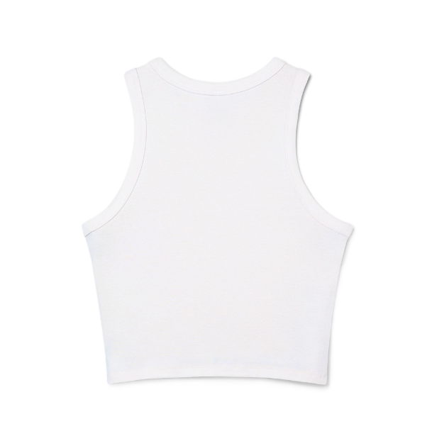 Thumbnail: Women's Micro Rib Racer Tank Top -- I Am A Worthy Abundant Bitch Affirmation