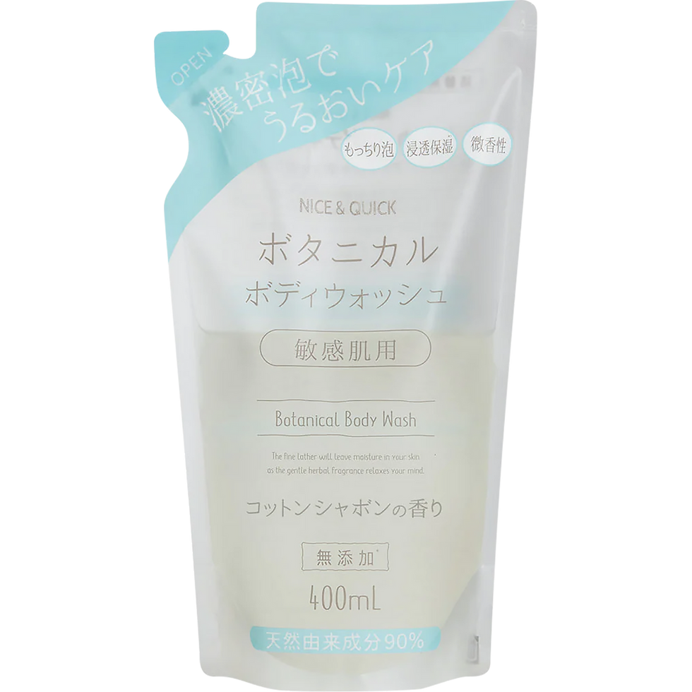 NICE & QUICK 植萃沐浴乳 補充包 400mL