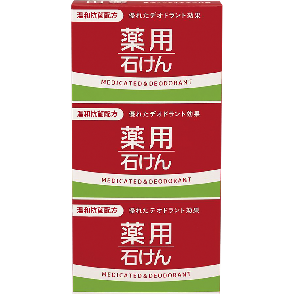 MK 熊野油脂 抗菌舒緩護膚皂 3個入