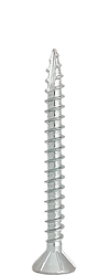 The wood screws are equipped with a self-cutting drill bit and milling ribs that guarantee a precise and easy countersinking.Â