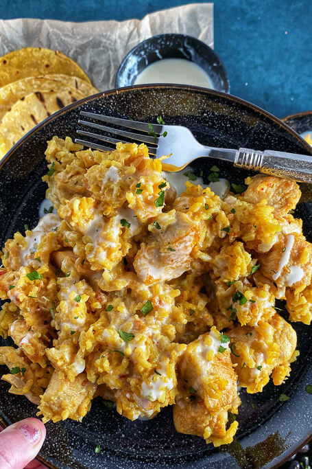 Polo Loco: Chicken, Rice, and Queso