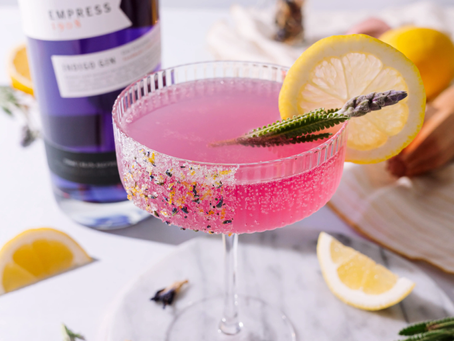 New Years Lavender Gin Punch