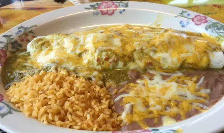 Green Chili Smothered Burrito